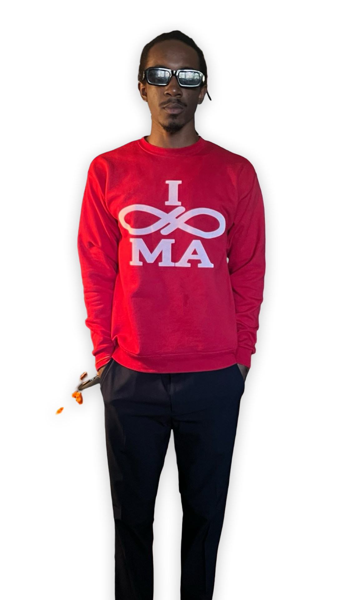 I MA CLASSIC RED CREWNECK