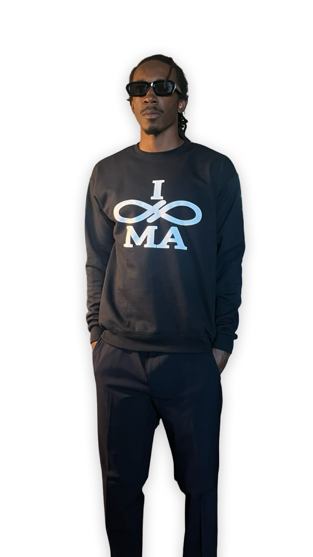 I MA CLASSIC BLACK CREWNECK