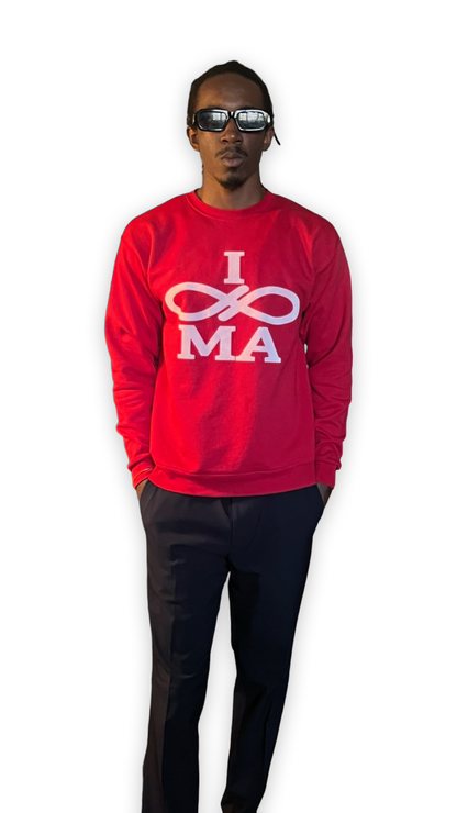 I MA CLASSIC RED CREWNECK