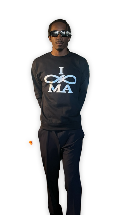 I MA CLASSIC BLACK CREWNECK