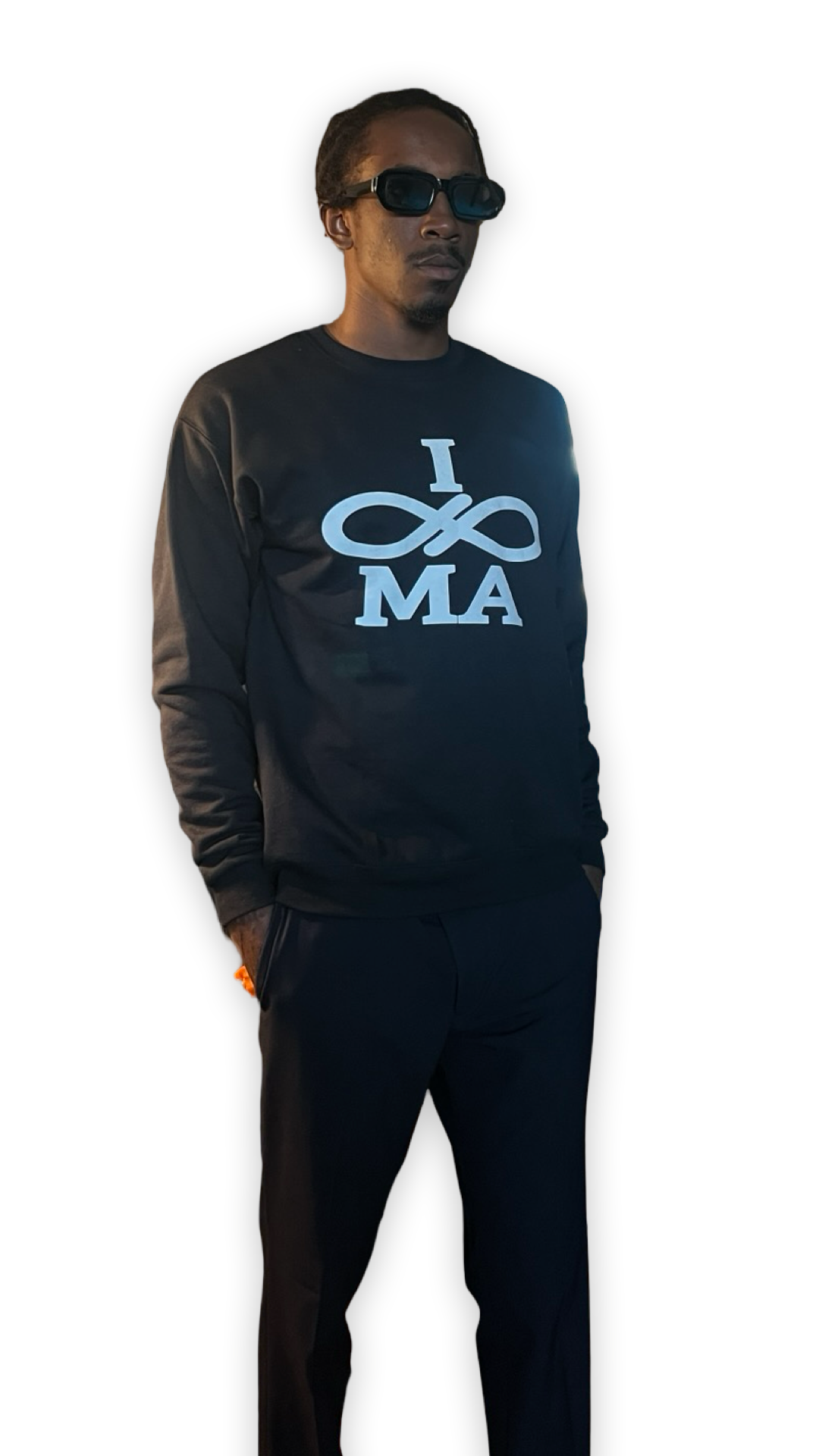 I MA CLASSIC BLACK CREWNECK