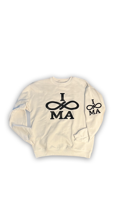 I MA CLASSIC SAND CREWNECK (b)