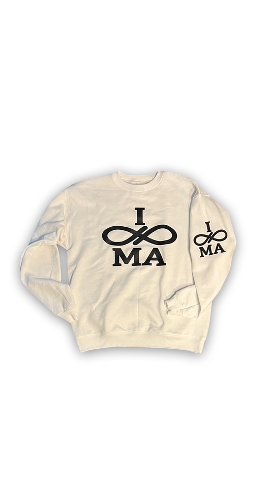 I MA CLASSIC SAND CREWNECK (b)