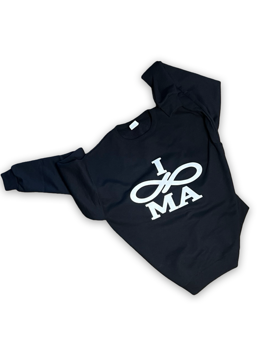 I MA CLASSIC BLACK CREWNECK