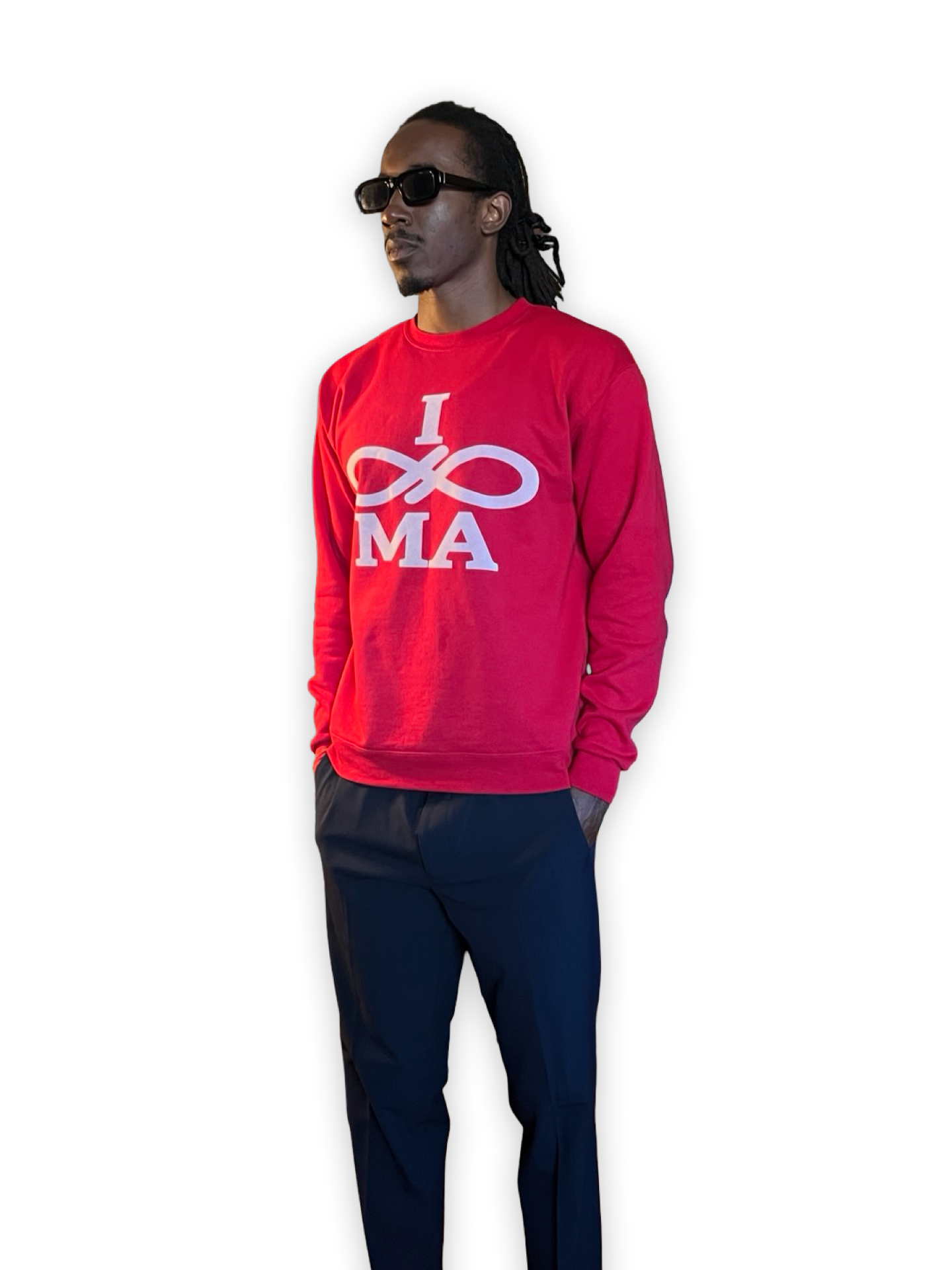 I MA CLASSIC RED CREWNECK